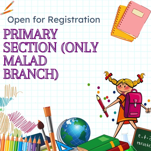 Primary Section (Only Malad Branch) 